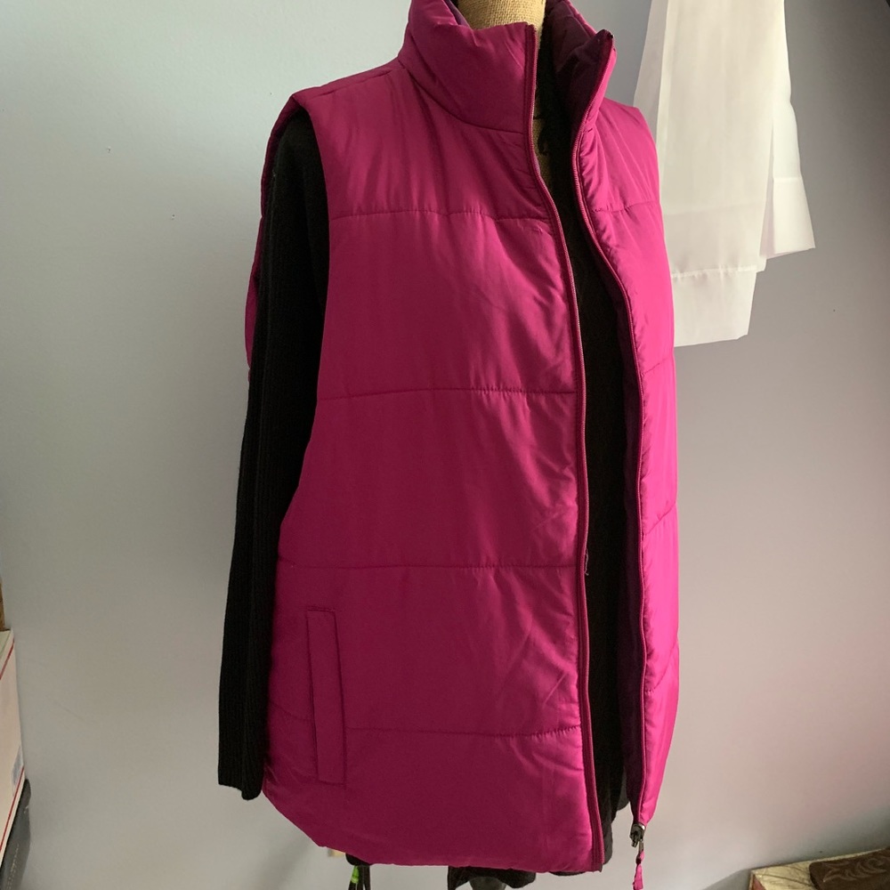 NEW Interchangeable nylon 2 sided vest pink/purple